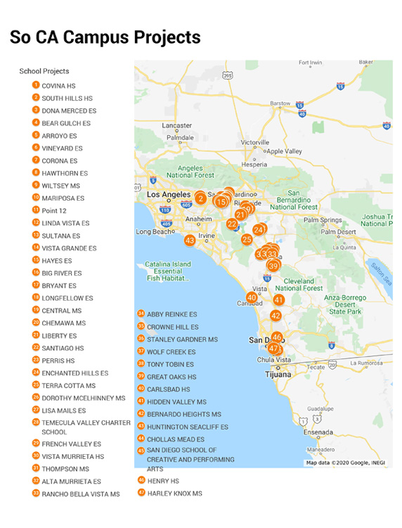 Southern California Campus Projects